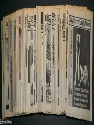 Cat.No: 343150 GCN: Gay Community News; the gay weekly; vol. 13, #1 - #50