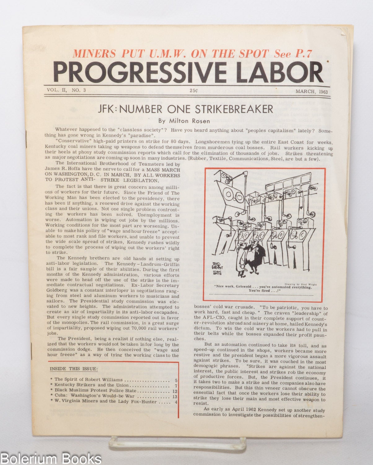 Progressive Labor, vol. 2, no. 3, March, 1963 | Milton Rosen, Mort Scheer