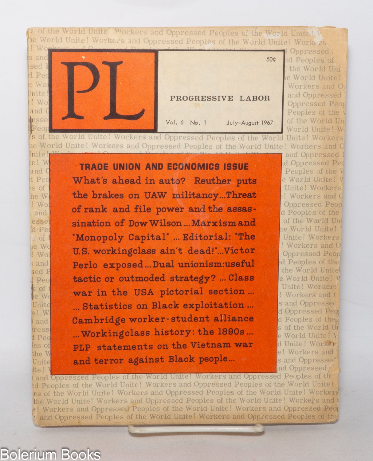 PL, Progressive Labor, vol. 6, no. 1, July-August 1967 | Progressive ...