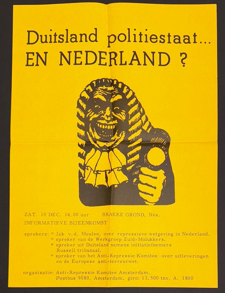 Cat.No: 343245 Duitsland politiestaat... en Nederland? [poster]