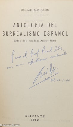 Antologia del surrealismo español. Revista Verbo Nos. 23, 24, 25
