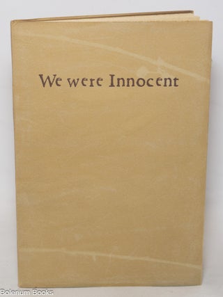 Cat.No: 343564 We Were Innocent With an original cyanotype print by Marcia Brown. Edzia...