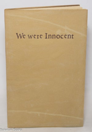 Cat.No: 343564 We Were Innocent With an original cyanotype print by Marcia Brown. Edzia...