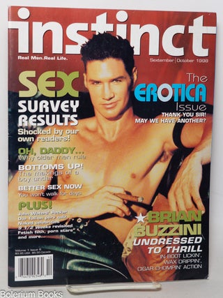 Cat.No: 343709 Instinct: vol. 1, #6, Sextember/October, 1998: The Erotica Issue