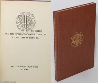 Cat.No: 343804 The artist and the fifteenth century painter. William M. Ivins Jr