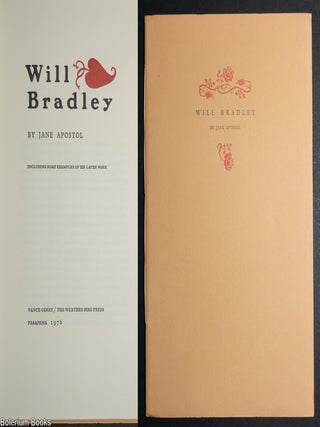 Cat.No: 344056 Will Bradley. Including some examples of his later work. Jane Apostol