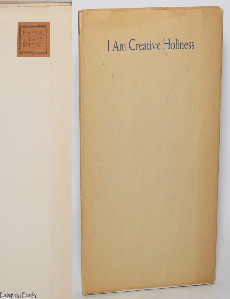 Cat.No: 344112 I Am Creative Holiness. Louise Talmage Hirschberg.