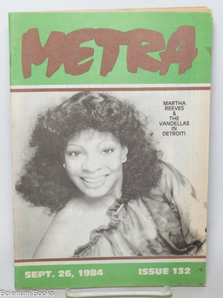 Cat.No: 344308 Metra: #132, Sept. 26, 1984: Martha Reeves & the Vandellas in Detroit!