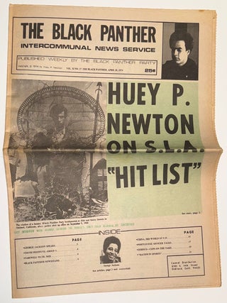 Cat.No: 344381 The Black Panther Intercommunal News Service. Vol. XI no 17 (April 20, 1974