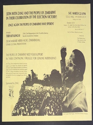 Cat.No: 344387 Join with ZANU and the people of Zimbabwe in their celebration of the...