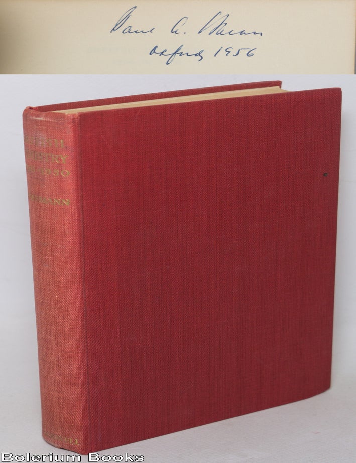 Cat.No: 344622 British Industry 1700 to 1950. Walther G. Hoffman.