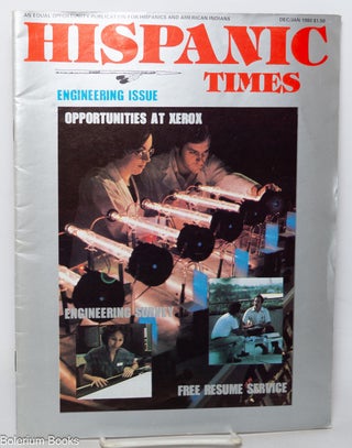 Cat.No: 345003 Hispanic Times. Vol. 1, No. 5 (Dec/Jan 1980) An equal opportunity...