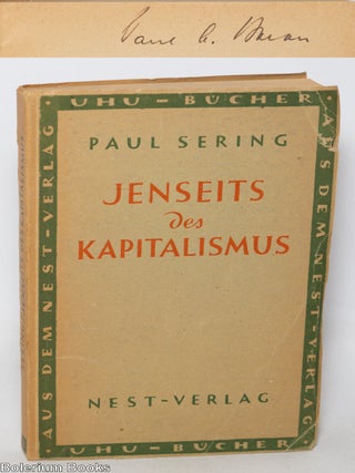 Cat.No: 345065 Jenseits des kapitalismus. Paul Sering, pseud. of Richard Lowenthal