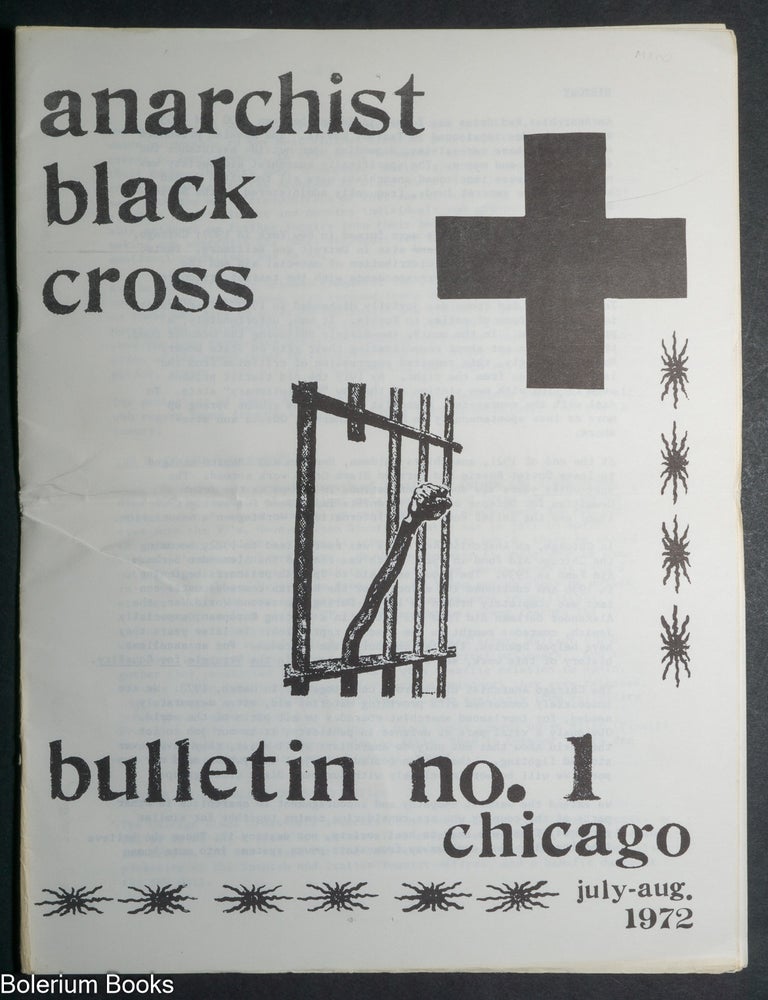 Cat.No: 345148 Anarchist Black Cross Bulletin: #1, July-Aug. 1972