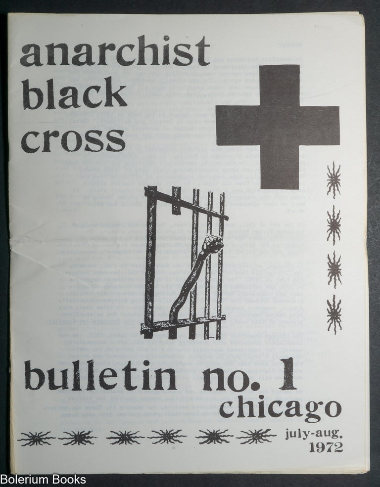 Cat.No: 345148 Anarchist Black Cross Bulletin: #1, July-Aug. 1972