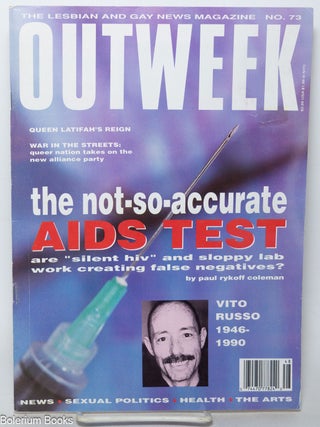 Cat.No: 345242 OutWeek: the lesbian & gay news magazine; #73, Nov. 21, 1990: The...