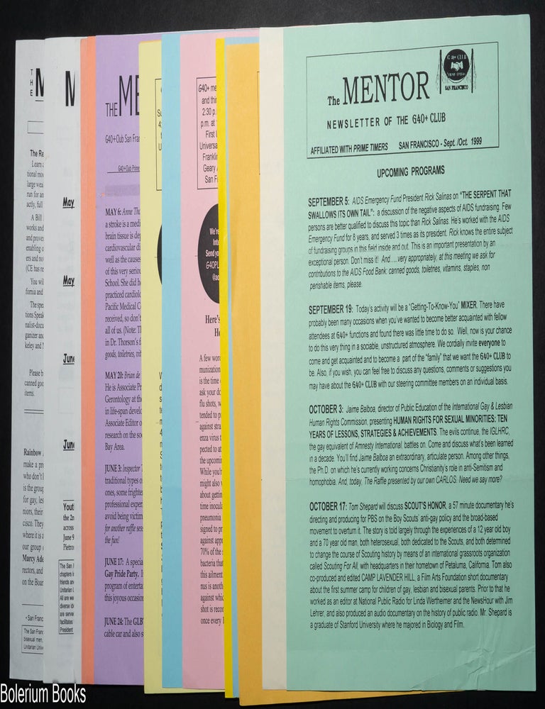Cat.No: 345767 The Mentor Newsletter of the 640+ Club [18 issues] affiliated