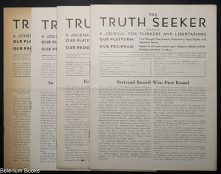 Cat.No: 345801 The Truth Seeker. A Journal for Thinkers and Libertarians. Volume 67,...