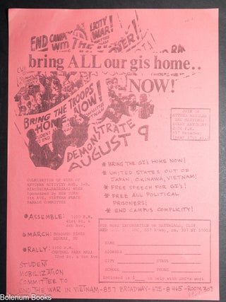 Cat.No: 345816 Bring ALL our GIs home [handbill