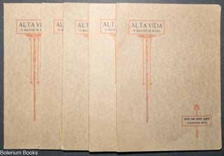 Cat.No: 345989 Alta Vida. El magazine de Mexico. Agosto-Septiembre, 1925. Year 2, number 12
