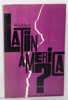 Cat.No: 346052 Whither Latin America?