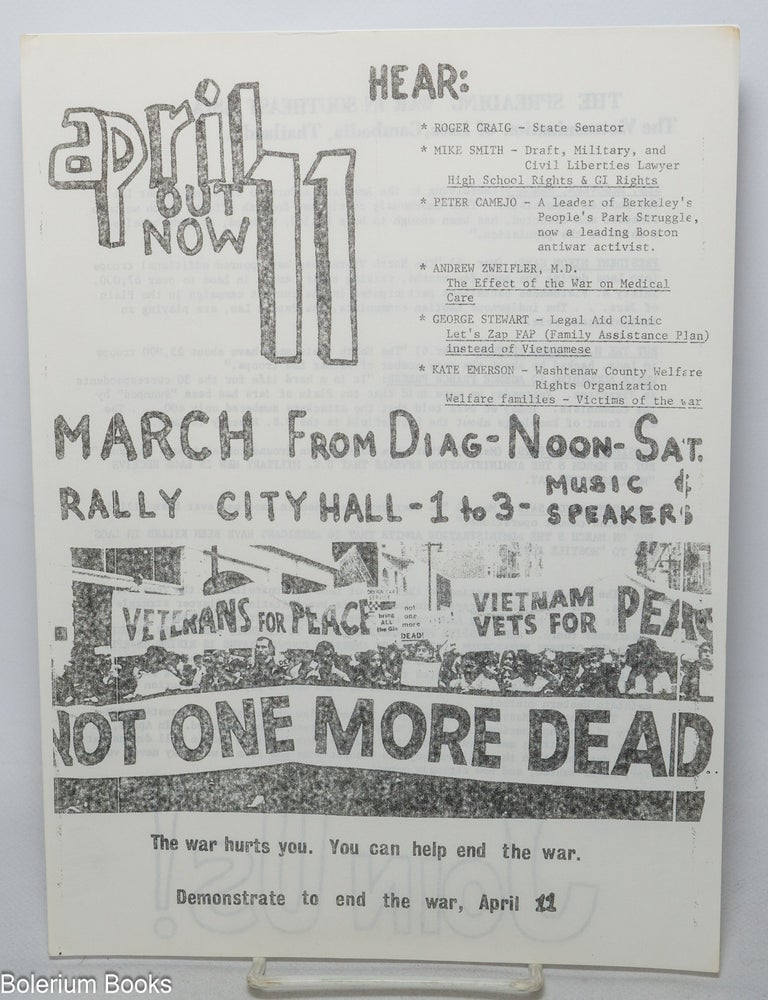 Cat.No: 346214 April 11, Out Now [handbill