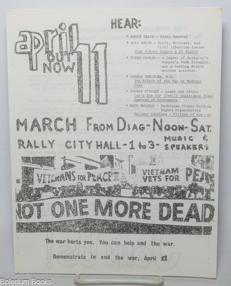 Cat.No: 346214 April 11, Out Now [handbill