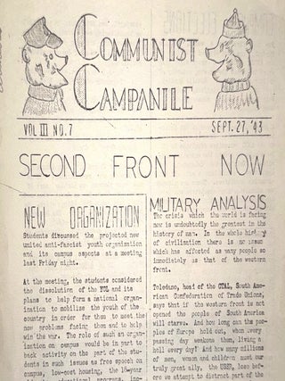 The Communist Campanile [47 issues]