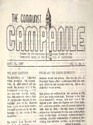 The Communist Campanile [47 issues]