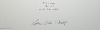 Type-faces: A Photographic Study of Ward Ritchie. With a foreword by Lawrence Clark Powell.