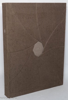 Type-faces: A Photographic Study of Ward Ritchie. With a foreword by Lawrence Clark Powell.