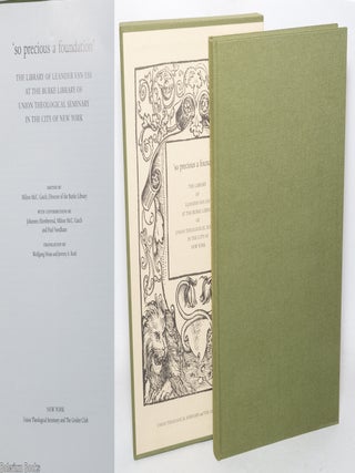 Cat.No: 346263 So precious a foundation. The library of Leander Van Ess at the Burke...