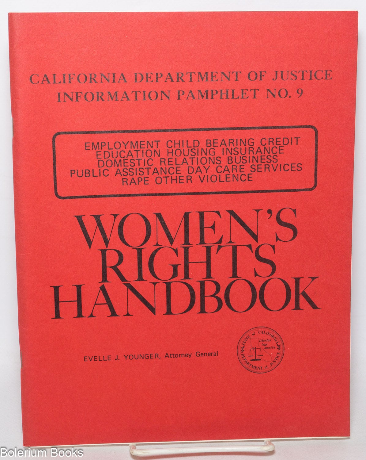 Women's rights handbook. Employment child bearing credit, education ...