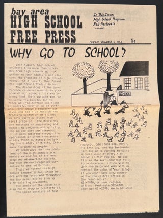 Cat.No: 346502 Bay Area High School Free Press. Vol. 1 no. 1 (September 1969