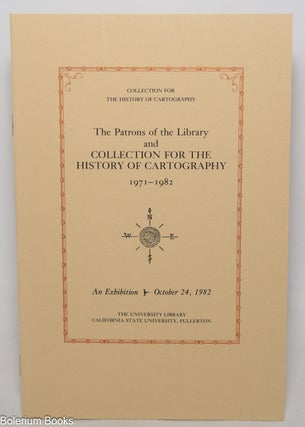 Cat.No: 346518 The Patrons of the Library and Collection for the History of Cartography...