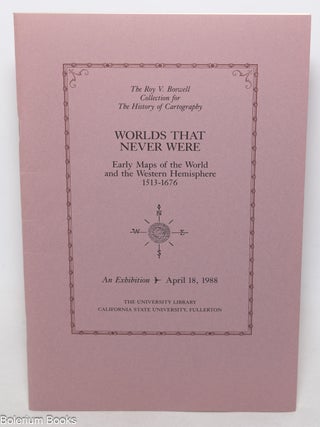 Cat.No: 346522 Worlds That Never Were; Early Maps of the World and the Western Hemisphere...