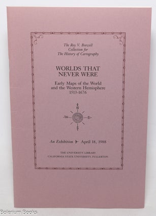 Cat.No: 346522 Worlds That Never Were; Early Maps of the World and the Western Hemisphere...