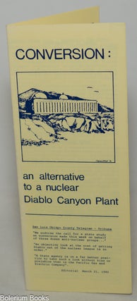 Cat.No: 346531 Conversion: an alternative to a nuclear Diablo Canyon Plant