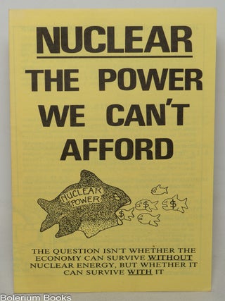 Cat.No: 346537 Nuclear: the power we can't afford