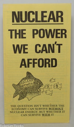 Cat.No: 346537 Nuclear: the power we can't afford
