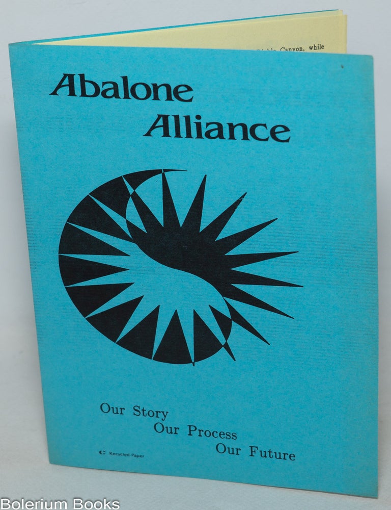 Cat.No: 346539 Abalone Alliance: Our story, our process, our future