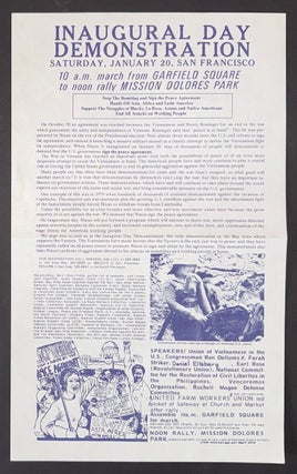 Cat.No: 346565 Inaugural Day Demonstration [handbill