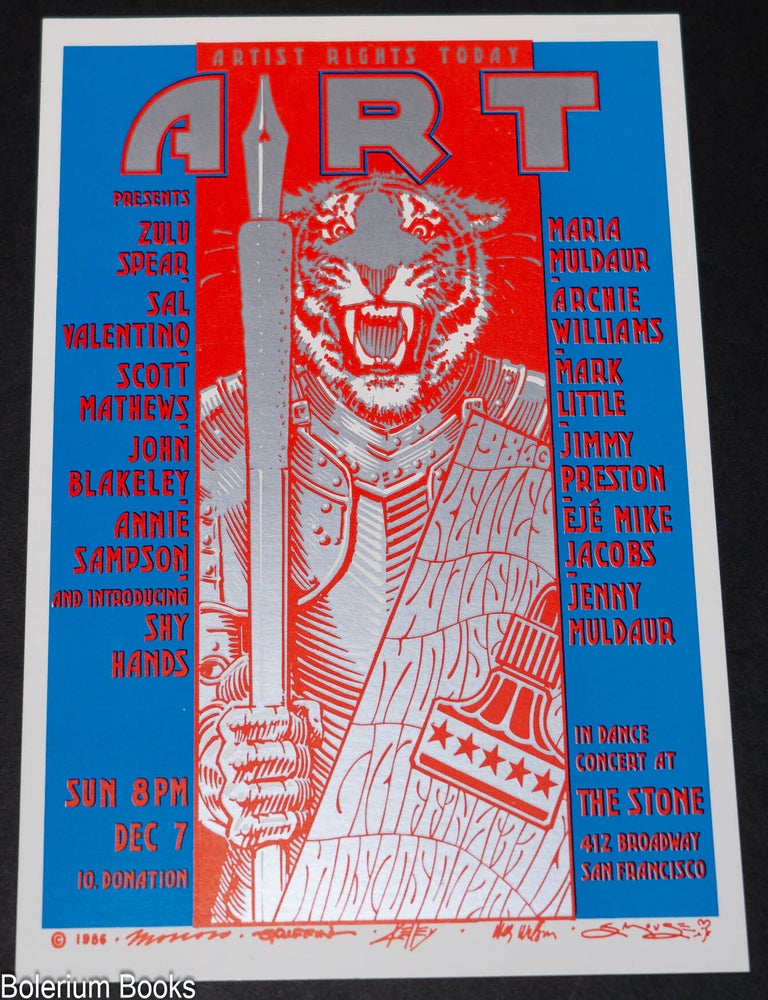 Cat.No: 346665 ART / Artist Rights Today [card
