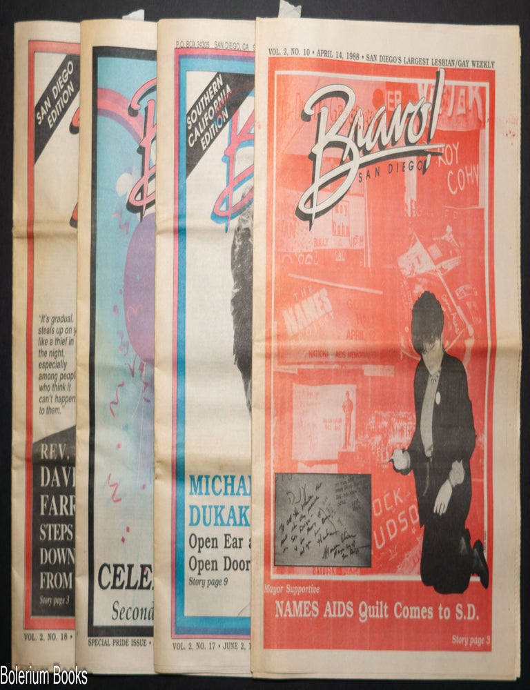 Cat.No: 346731 Bravo! Newsmagazine: San Diego's gay & Lesbian news weekly; [four