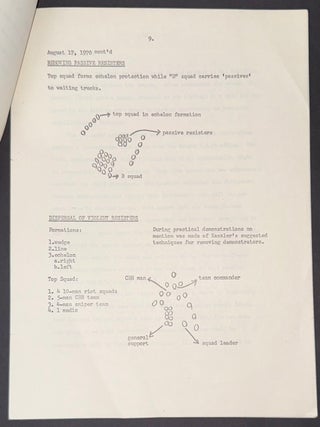 "The following is a diary of the training received by a National Guardsman in preparation for the Portland People's Army Jamboree."
