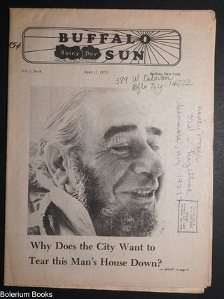 Cat.No: 346905 Buffalo rainy day sun; vol. 1, no. 6 (April 17, 1973). Kris Chambers