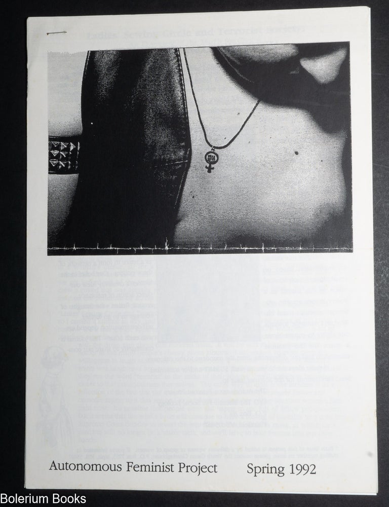 Cat.No: 347078 Autonomous Feminist Project (Spring 1992). Sonya Huber.