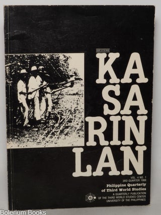 Cat.No: 347197 Kasarinlan: Philippine Quarterly of Third World Studies; Vol. 4 No. 1 (3rd...