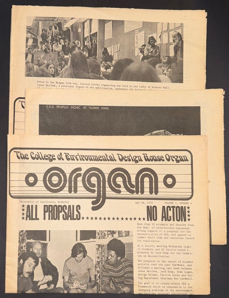 Cat.No: 347352 The College of Environmental Design House Organ [three issues]