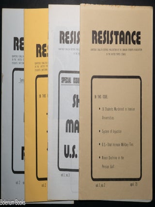 Cat.No: 347420 Resistance. Quarterly English defense publication of the Iranian Students...